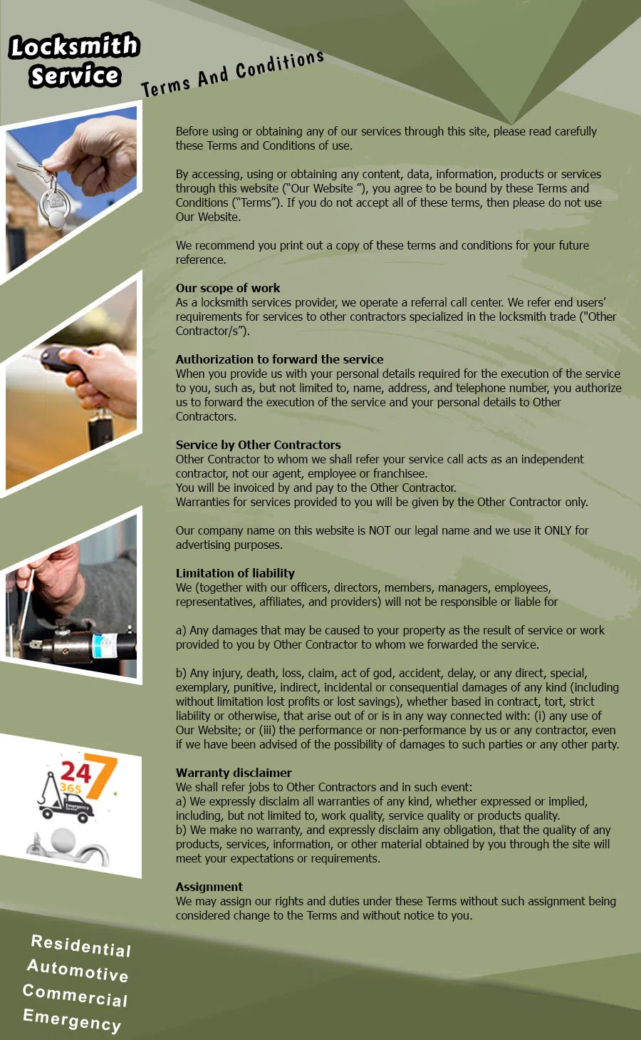 New York Top Locksmith, New York, NY 212-918-5497 - terms-ls